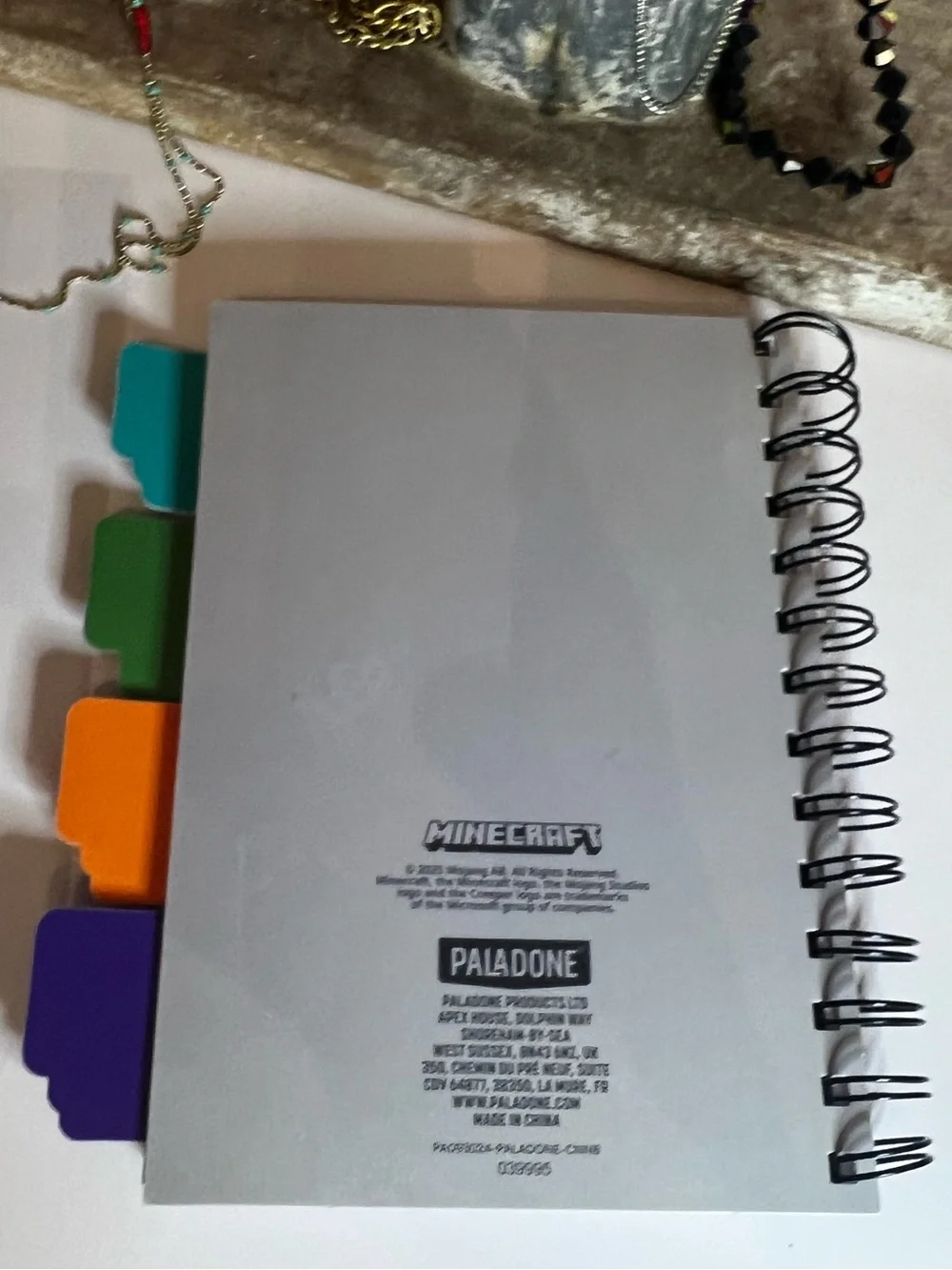 New MINECRAFT Paladone Notebook With Dividers